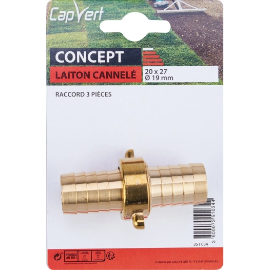 raccord 3 p d19 20x27