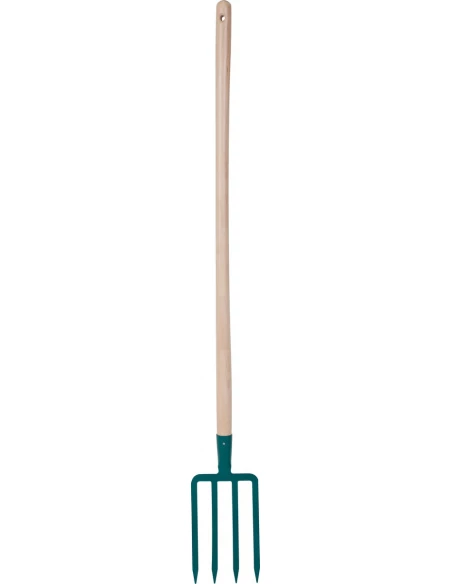 Fourche a bêcher 4 dents 25cm emmanché