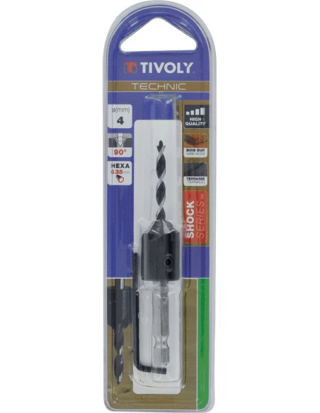 Mèche et fraise 90° 4