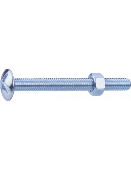 Boulon Poelier M5x50 Fixation robuste tête plate M5 - Fixpro
