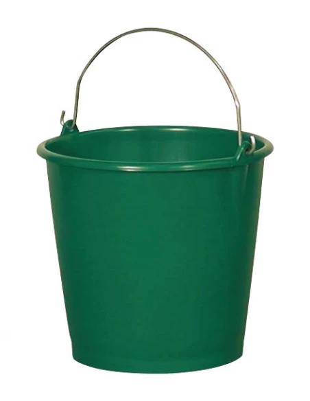 Seau rural/industriel gradué vert extra fort 22 l 26/37 x 33,5