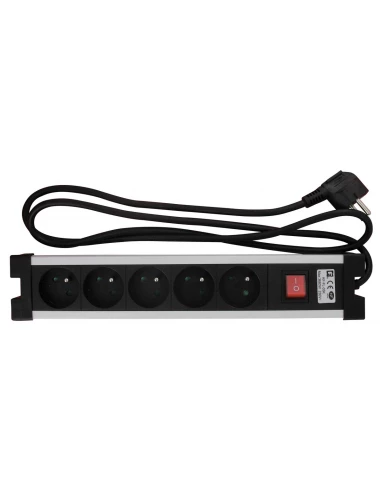 Bloc multiprise design 5 x 2p+t