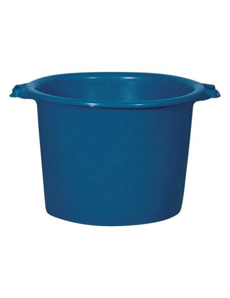Baquet Rond Renforcé 55L Robuste, Grande Capacité, Polyvalent - Aluminium et Plastique