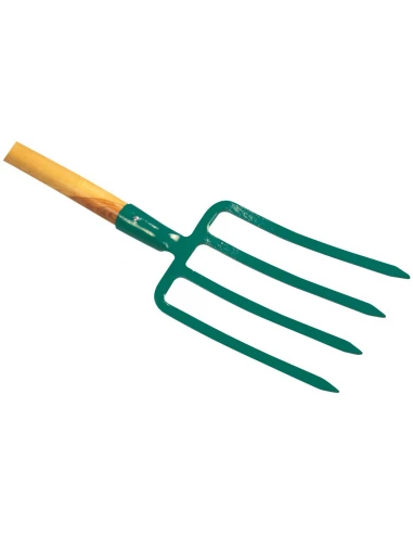 Fourche a bécher doui 4 dents 27cm emmanché