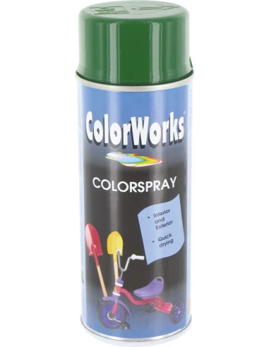 Peinture brillante aérosol 400ml br vert chl