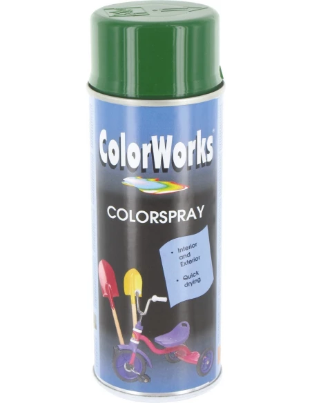 Peinture brillante aérosol 400ml br vert chl