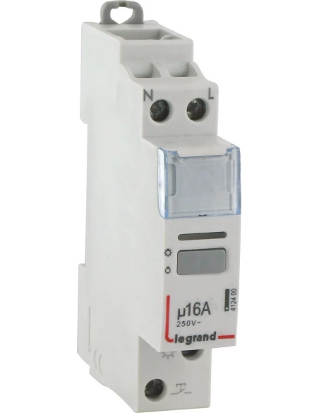 Télérupteur modulaire 16 a unipolaire silencieux 230 v