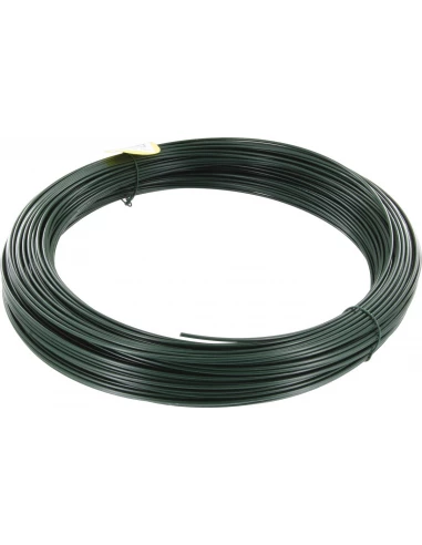 Fil de tension galvanisé plastifie vert 2,75 100