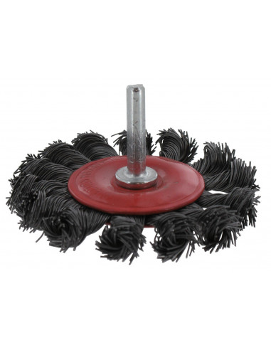 Brosse Circulaire Acier Torsadé 70mm Décapage et nettoyage métaux intensif - SCID