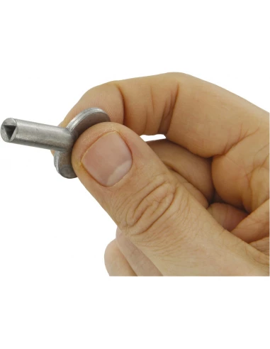 Clé triangulaire seule pour cadenas d'artillerie