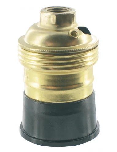 Douille e27 acier v raccord - ø 11 mm