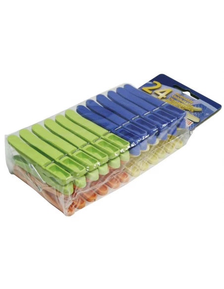 Pince à linge plastique ergonomique - incassable - anti-uv 80 24