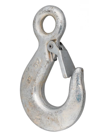 Crochet à linguet de sécurité v a œil 500