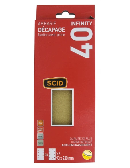 Patin fixation avec pince 93 x 230 mm 40 5