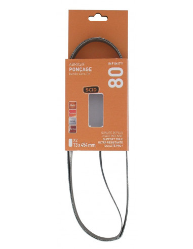 Bande Abrasive SCID Infinity G80 Finition Précise Grains 80 - SCID