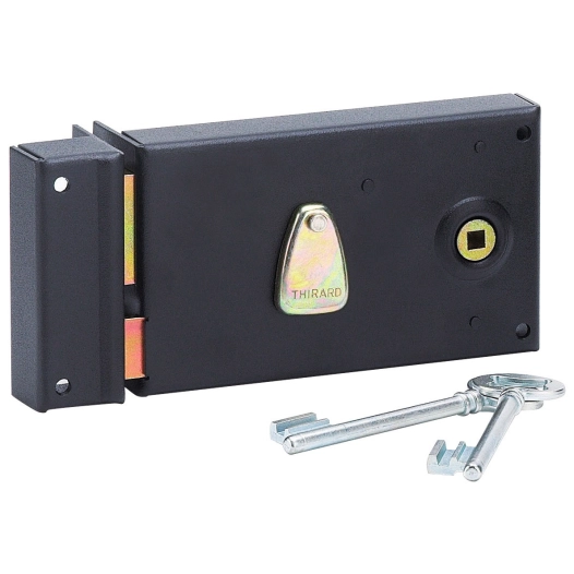 Serrure horizontale pêne dormant 1/2 t gauche