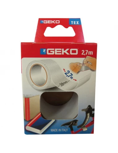 Adhésif tissu plastifié - 38 mm x 2 7 m - blanc