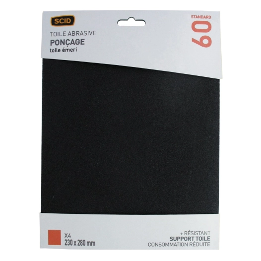 Toile émeri 230 x 280 mm 60 4