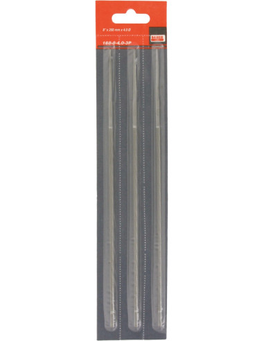 Lime Tronçonneuse Oberg 200mm Affûtage précis des chaînes de tronçonneuse - Bahco