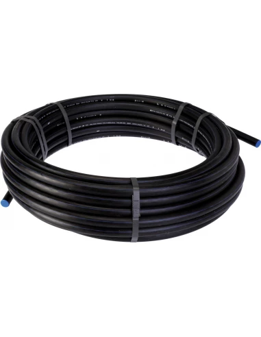 Tuyau semi-rigide bande bleue haute densité eau potable diamêtre 25 - 25 mêtres - POLYPIPE