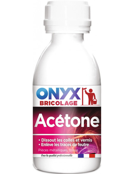 Acétone Onyx 190ml Dégraissant puissant et diluant universel - Onyx