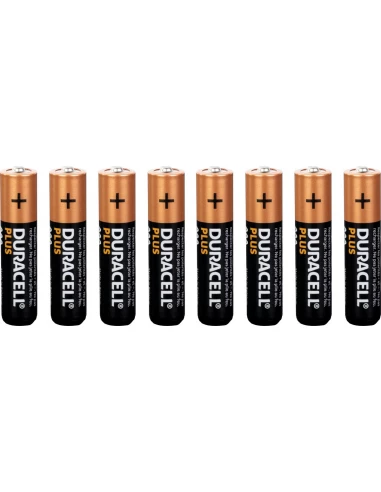 piles duracell plus aaa x8