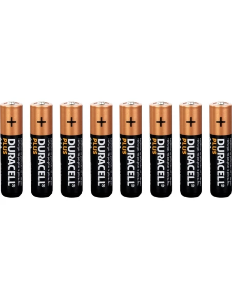 piles duracell plus aaa x8