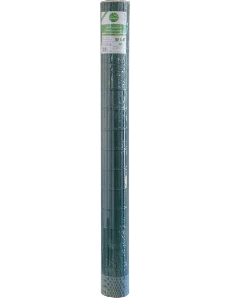 Canisse double face en plastique vert 3 x 1,5