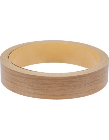 Chant mélaminé auto-adhésif 19 mm x 5 m chêne clair