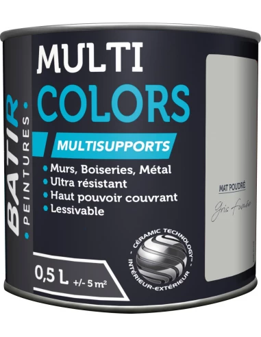 Bat mat 0 5l gris fumée