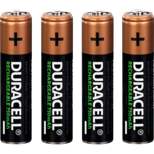 piles duracell rcr 3a aaax4 750mah