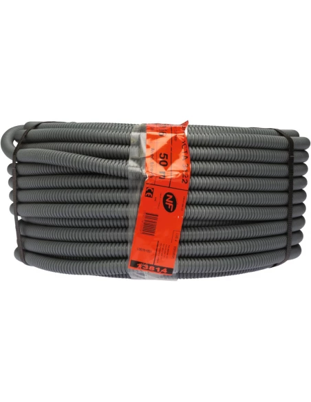 Gaine icta avec tire-fil ø 16 mm gris 50m
