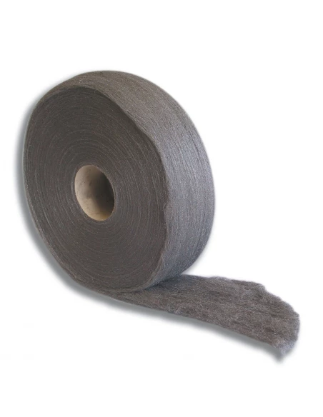 Laine d'acier en rouleau grain n°000 -1 kg