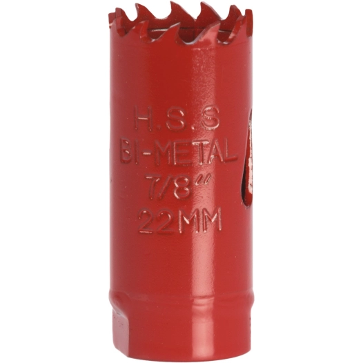 Trépan hss bimétal 22 p 35 mm