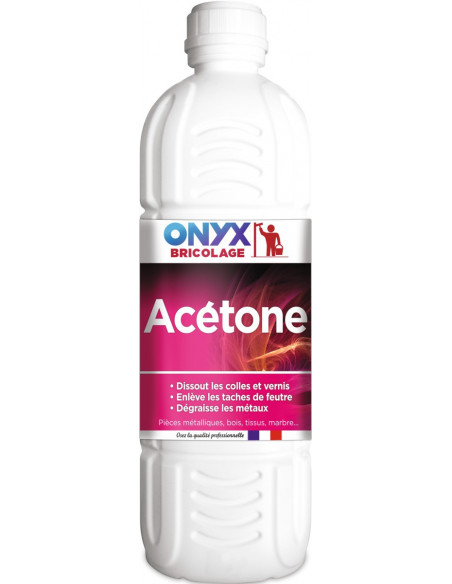 Acétone Onyx 1L Solvant dégraissant puissant - Onyx