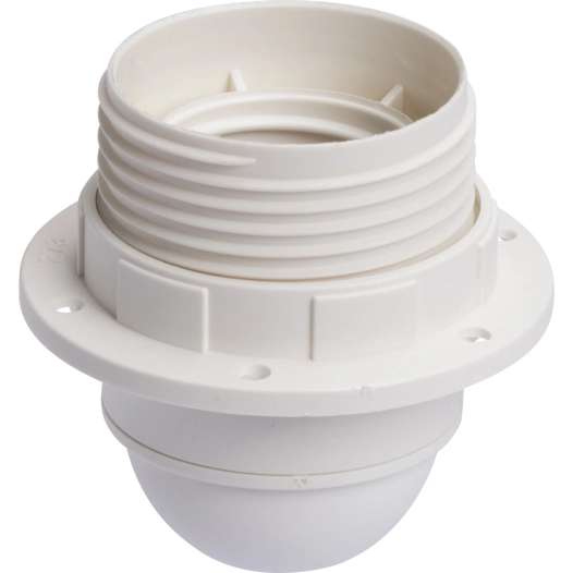 Douille e27 plastique raccord ø 10 mm bague isolante