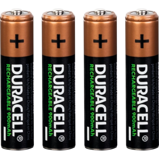 Rechargeables: blister de 4 piles AAA (LR03) - 800 mAh - DURACELL