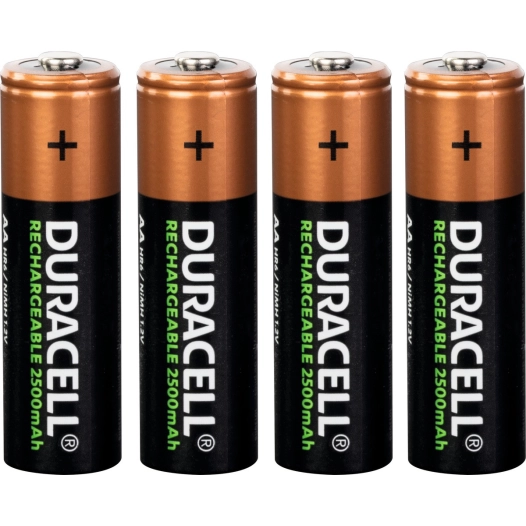 Rechargeables: blister de 4 piles AA (LR06) - 1950 mAh - DURACELL