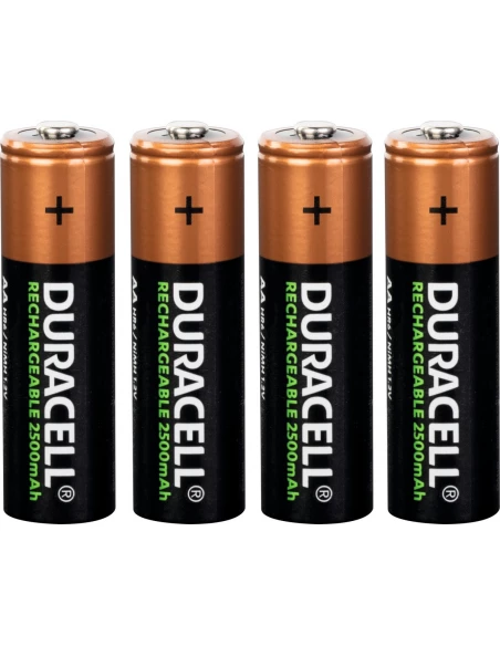 Rechargeables: blister de 4 piles AA (LR06) - 1950 mAh - DURACELL