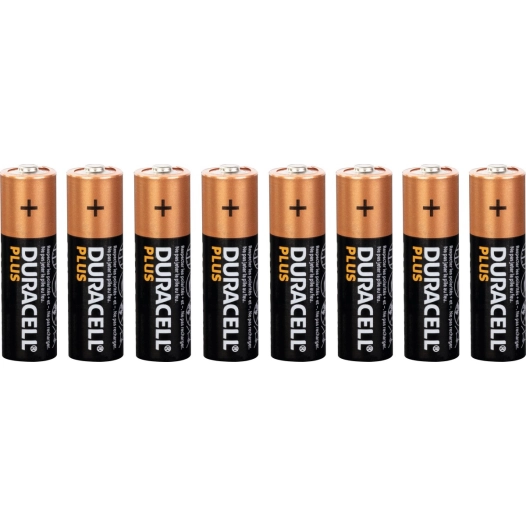 piles duracell plus aa x8