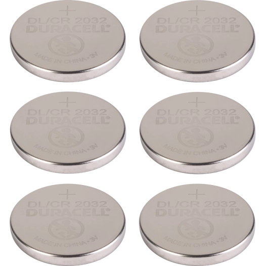 Piles spéciales 2032 x 6 pièces - duracell