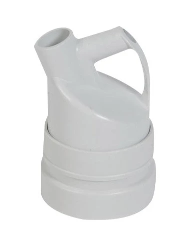 Fiche plastique 3p+t 20 a sortie inclinée femelle gris