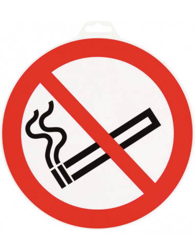 Disque Interdiction Fumer Signalisation claire et durable - Novap