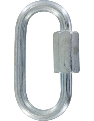 Maillon Rapide 4mm Zingué Fixation polyvalente et résistante - DECO