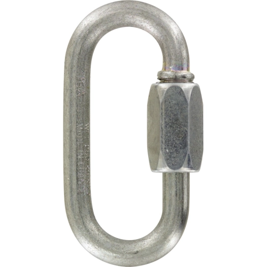 Maille rapide série grande ouverture 6mm - L 57mm - 2 pièces - CHAPUIS