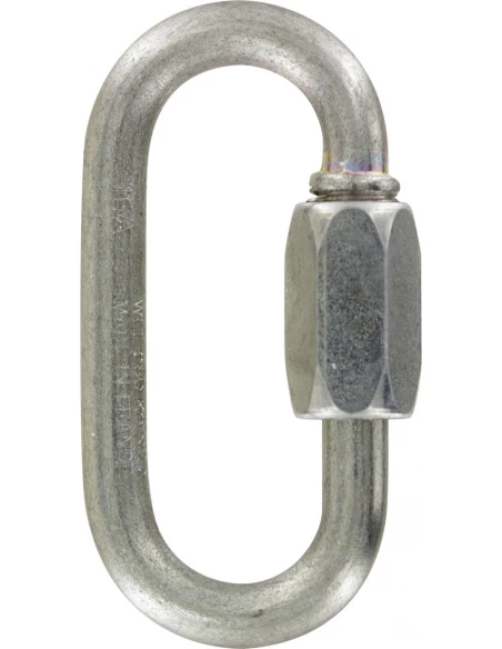 Maille rapide série grande ouverture 6mm - L 57mm - 2 pièces - CHAPUIS
