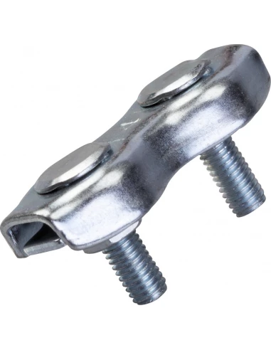 Serre-cable plat à 2 boulons 4 2