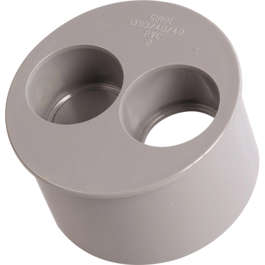 Tampon de réduction operculé 2 piquages male/femelle 93 - 40 - 40