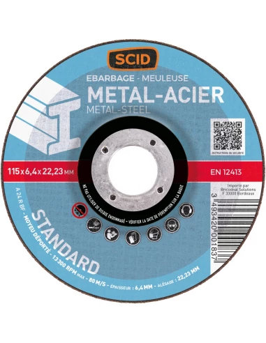 Disques à ébarber métaux ø (mm) 115