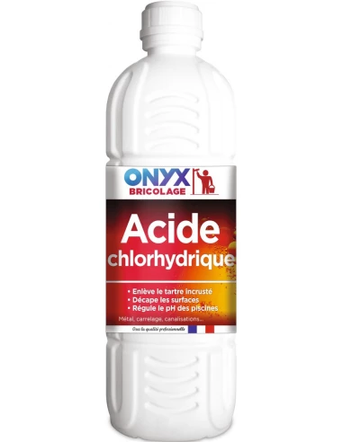 Acide chlorydrique 23 % bouteille 1 litre - ONYX